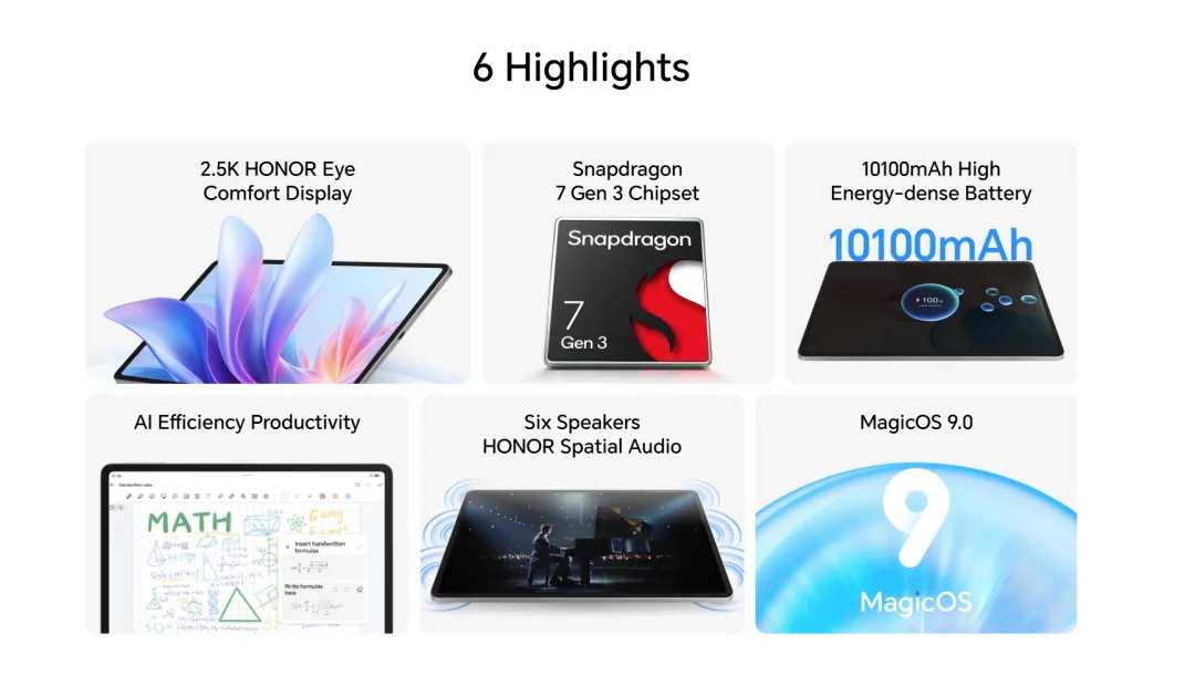 Honor Pad 10 Key Specs