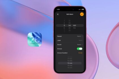 iOS 26 lets you set custom snooze timer